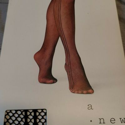 NWT a new day Black Fishnet Fashion Tights Womens Size Small/Medium S/M